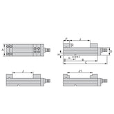 LM-VE-_C Mechanical-Type Precision Vise - Precision Machining and Workpiece Clamping - Big-tools Industrial Supply Tools for Metal Cutting